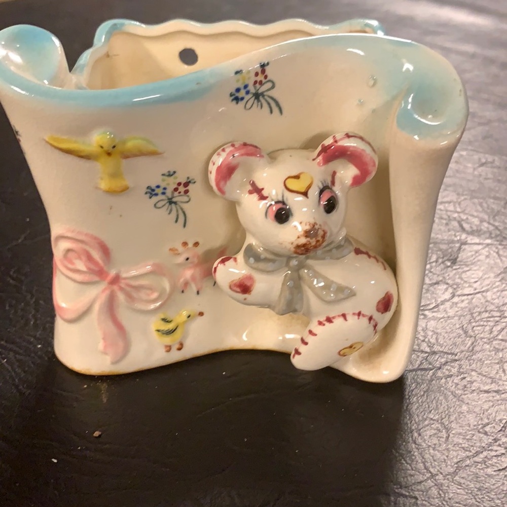 Vintage baby planter